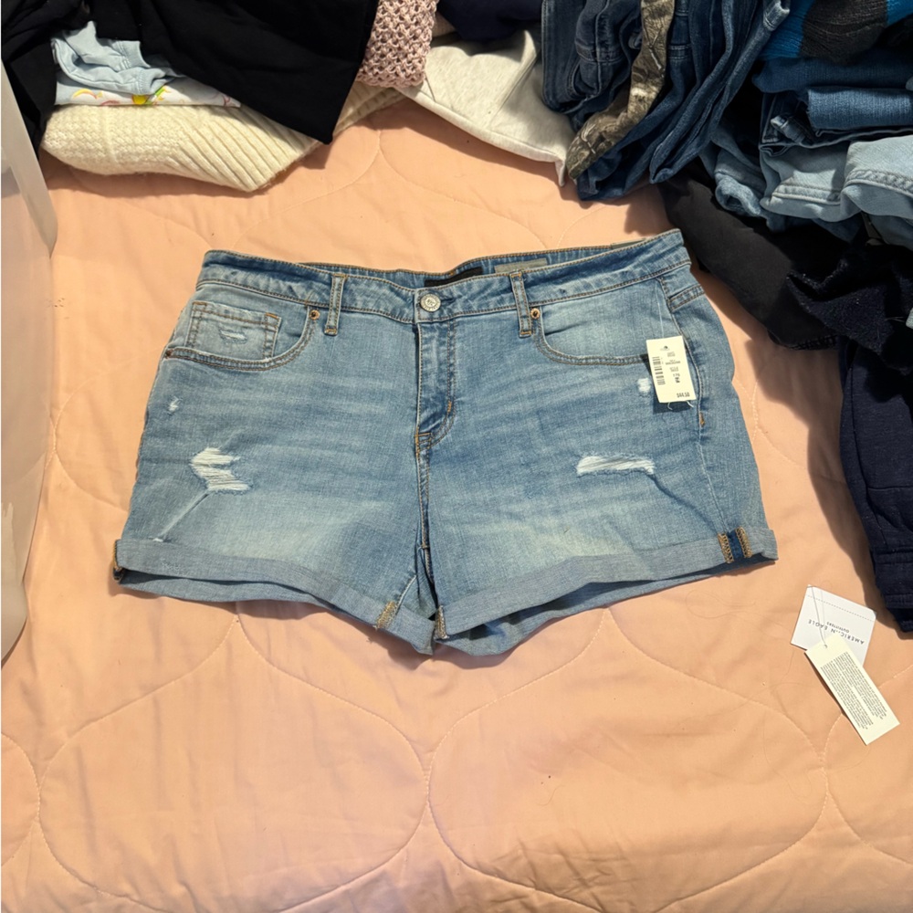 Aeropostale Light Blue Denim Shorts